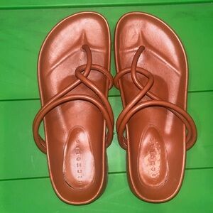 Nicholas K Sacha Sandal Size 38 Burnt Orange